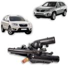 Carcaça Valvola Termostática Kia Sorento 2.4 16v e Hyundai Santa Fé 2.4 16v