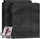 Card Card Binder Sleeves Kitoyz de 3 anéis pretos com 1800 bolsos Card Card Binder Sleeves Kitoyz de 3 anéis pretos com 1800 bolsos