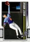 Card colecionável de beisebol 2026 Topps 195 Mickey Moniak Rockies