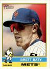 Card de Baseball 2025 Heritage High Numbers 532 Brett Baty Mets