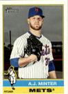 Card de Beisebol 2025 Topps Heritage A.J. Minter Mets