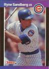 Card de beisebol Donruss 1989 105 Ryne Sandberg Cubs
