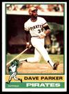 Card de Beisebol Topps 1976 Dave Parker Pirates 185 Card de Beisebol Topps 1976 Dave Parker Pirates 185