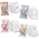 Card de Colorir Fofo Monstros com 6 Unidades