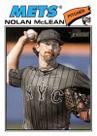 Card de Novato Nolan McLean 2026 Topps Heritage do Mets Card de Novato Nolan McLean 2026 Topps Heritage do Mets