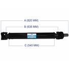 Cardan Completo Diant. Hyundai Hr A- 820 Mm Fechado B- 635 Mm C- 540 Mm Cardan Completo Diant. Hyundai Hr A- 820 Mm Fechado B- 635 Mm C- 540 Mm