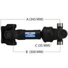 Cardan Completo Jacto 295mm 1188631