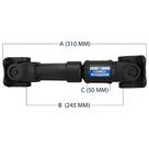 Cardan Completo Jacto Star 310mm Cardan Completo Jacto Star 310mm