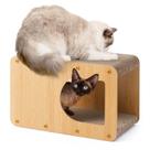 Cardboard Cat Scratcher House EHEYCIGA 43cm para gatos domésticos