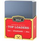 Cardboard Gold Top Loaders 3x4" 35pt, 25 unidades