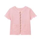 Cardigã Cropped Rosa De Tricô Feminino Manga Curta Casual Blusas De Tricô Para Mulheres 2025 Cardigã Cropped Rosa De Tricô Feminino Manga Curta Casual Blusas De Tricô Para Mulheres 2025