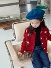 Cardigã De Tricô Floral Bordado Para Meninas, Estilo Coreano, Suéter Da Moda Para Primavera E Outono