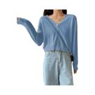 Cardigã Feminino De Manga Longa Com Decote Em V E Botões, Suéter De Tricô Para Outono E Primavera Cardigã Feminino De Manga Longa Com Decote Em V E Botões, Suéter De Tricô Para Outono E Primavera