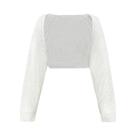 Cardigã Feminino Leve De Tricô Canelado Com Manga Raglan, Aberto Na Frente, Cor Sólida, Elegante,