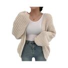 Cardigã Feminino Vintage Harajuku Com Manga Lanterna, Suéter Coreano Casual Chique Y2K Para Outono