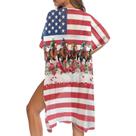 Cardigã Kimono Cover Up Irisjudy Derby Day para mulheres Cardigã Kimono Cover Up Irisjudy Derby Day para mulheres