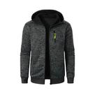 Cardigã Masculino Com Capuz, Jaqueta Esportiva Casual Para Fitness E Baseball