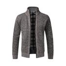 Cardigã Masculino Slim Fit De Lã Com Zíper Completo, Suéter Quente De Tricô, Casaco De Marca De Luxo Cardigã Masculino Slim Fit De Lã Com Zíper Completo, Suéter Quente De Tricô, Casaco De Marca De Luxo