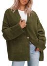 Cardigã Oversized de Tricô Grosso PRETTYGARDEN 2025 XL