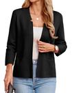 Cardigã, suéter, blazer, jaqueta feminina GRACE KARIN, preta, XL