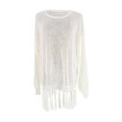 Cardigan Beach Cover Up Hollow Kit de manga comprida para mulheres