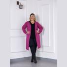 Cardigan Casaco Feminino Longo Inverno Lanzinha Plus Size