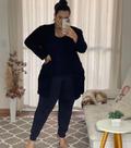 Cardigan Colete Plus Size Maxi Longo Manga Longa Para Gordinhas