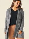 Cardigan em Malha Canelada Viscose Feminino - Malwee