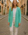 Cardigan em tricô