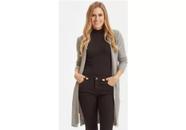Cardigan Feminino Classic Fit Cinza