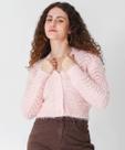 Cardigan Feminino Cropped Marisa Rosa