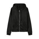 Cardigan Feminino de Lã com Capuz e Zíper - Moletom de Inverno com Mangas Compridas