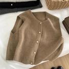 Cardigan Feminino de Malha Sem Mangas - Elegante, Casual e Fino para Outono