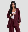 Cardigan Feminino em Malha Tricot Rustic Dianna Vermelho