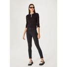 Cardigan Feminino Em Tricô De Viscose - Preto Hering