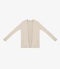 Cardigan Feminino Visco Tricot Básico Rovitex Bege