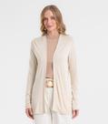 Cardigan Feminino Visco Tricot Básico Rovitex Marrom