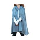 Cardigan Gótico com Capuz - Jaqueta de Mini Comprimento para Outono/Inverno