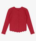 Cardigan Infantil Tricot Trick Nick Vermelho