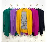 Cardigan Malha Canelado Tam. G