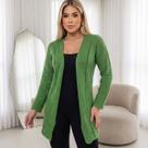 Cardigan Tricot Manga Longa Vazado Cardigan Tricot Manga Longa Vazado