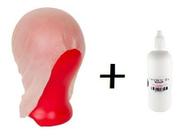 Careca Falsa De Látex + Látex 100 Ml