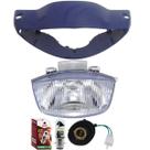 Carenagem Farol Biz 100 98/99 Azul, Bloco, Lâmpada, Soquete