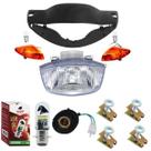 Carenagem Farol, Bloco, Presilha, Pisca Biz100 98 Á 05 Preto