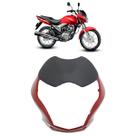 Carenagem Farol CG 125 Titan 2009 2010 Vermelho Acabamento Liso