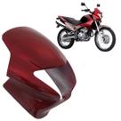 Carenagem Farol NX 400 Falcon 2008 Vermelho Acabamento Liso