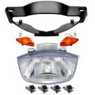 Carenagem Farol, Pisca, Bloco, Presilha Biz 100 9805 Preto