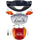 Carenagem Farol, Pisca, Lanterna, Bloco Biz 100 Azul 2004