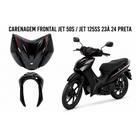 Carenagem Frontal Shineray Jet 50 S Jet 125 SS 23 Á 24 Preta