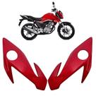 Carenagem Lateral Farol Bananinha Cg Titan 160 Vermelho Marrakesh 2016 2017 2018 2019 2020 2021